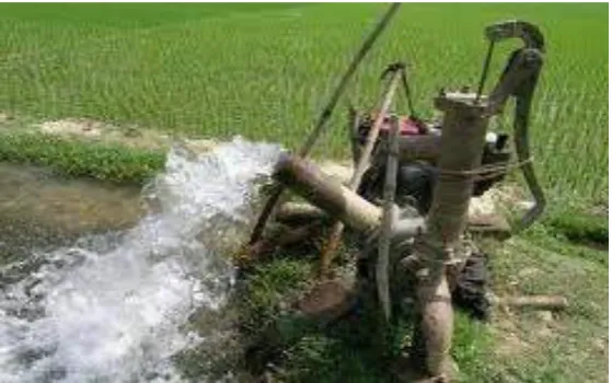 Gambar 2.1 Irigasi Permukaan 