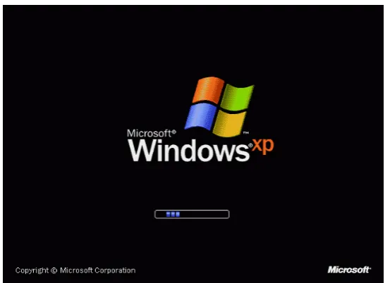 Gambar 2.2 tampilan windows xp