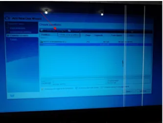 Gambar 3.8 Pembuatan partisi