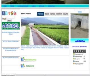 Gambar 7. Tampilan Menu profil Sistem 