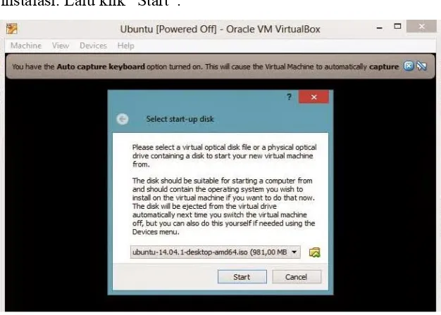 Gambar 8. Oracle VM VirtualBox Manajer 