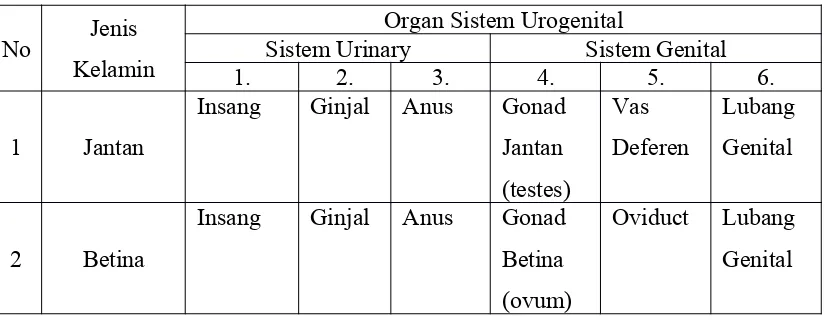 Tabel 5.  Hasil  pengamatan ciri khusus ikan Nilem  (Osteochilus hasselti) terkait