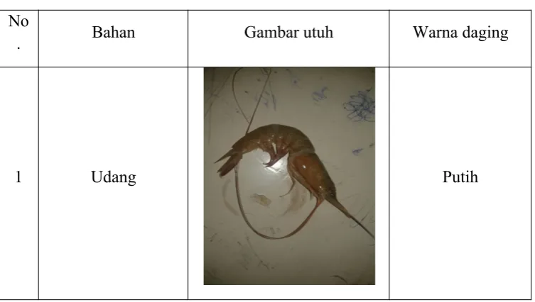 Gambar utuhWarna daging