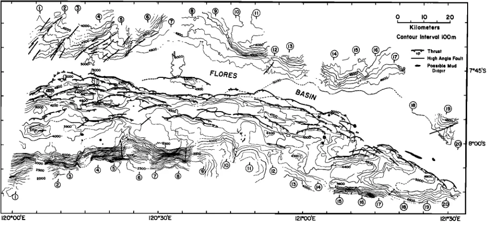 Fig. 1. discussed Location of SeaMARC II survey (Plate 1 and Figures 2) and geographic features in text
