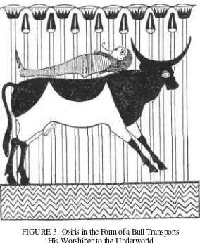 FIGURE 3. Osiris in the Form of a Bull Transports
