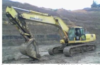 Gambar 1. Excavator Komatsu PC200 Unit Standar [1].