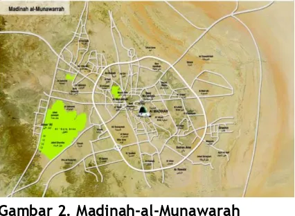 Gambar 2. Madinah-al-Munawarah (Sumber:islamicencyclopedia.org)  