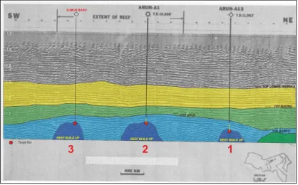 Gambar 3. Interpretasi seismik 