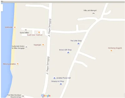 Gambar 2 : Peta Kunci Villas