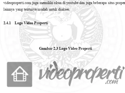 Gambar 2.3 Logo Video Properti 