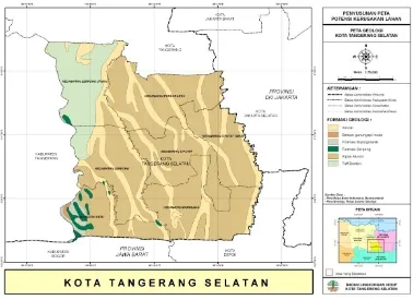 Gambar 2.9Peta Geologi Kota Tangerang Selatan 