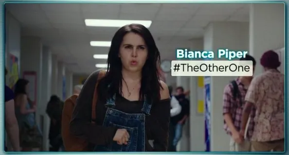 Gambar 1. Tokoh Bianca Piper sebagai Korban Bullying dalam Film The DUFF 