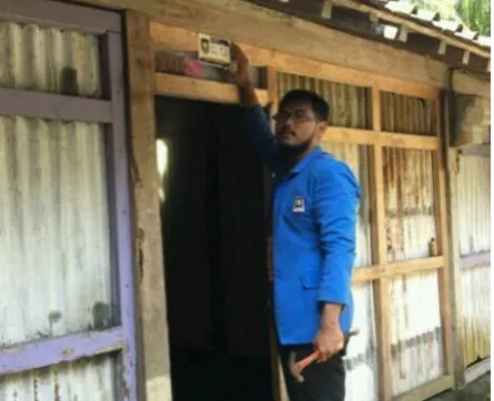 Gambar 4.2 Membuat Nomor Rumah 
