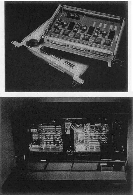 FIGURE 1.13 Typical electronic systems with air cooling by means of a fan. (From Stein-berg, 1980.)
