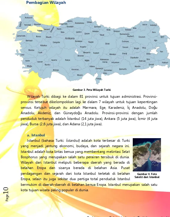 Gambar 3. Peta Wilayah Turki  