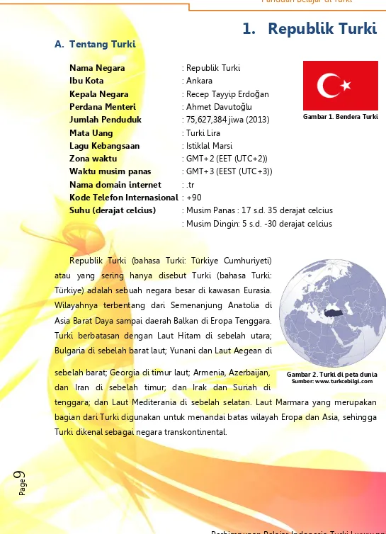 Gambar 1. Bendera Turki  