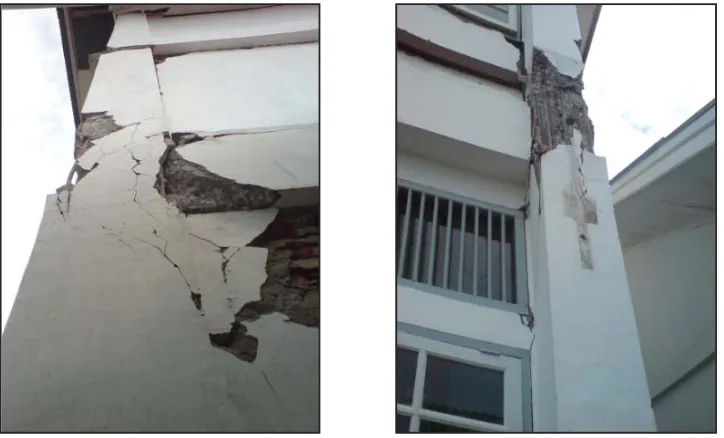 Gambar 6. Kerusakan pada Kolom 