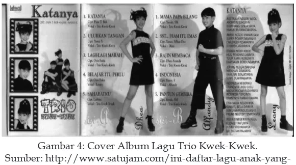 Gambar 4: Cover Album Lagu Trio Kwek-Kwek. Sumber: http://www.satujam.com/ini-daftar-lagu-anak-yang-