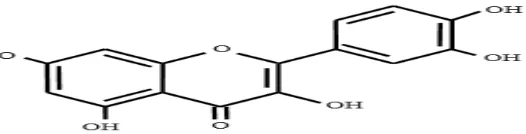 Gambar 2.10 Molekul Flavonoid (Sumber: Reyes-Escogidoet al., 2011) 