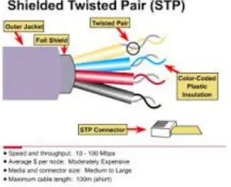 gambar 3. Struktur Kabel STP 