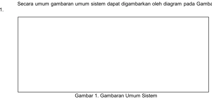 Gambar 1. Gambaran Umum Sistem 