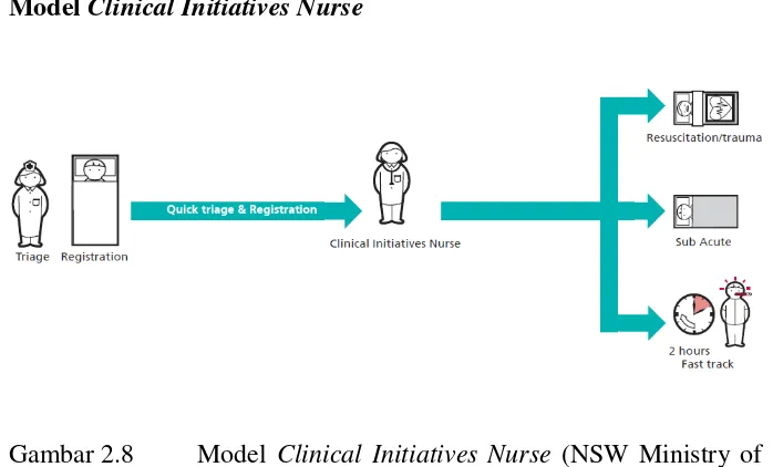 Gambar 2.8 Model Clinical Initiatives Nurse (NSW Ministry of 