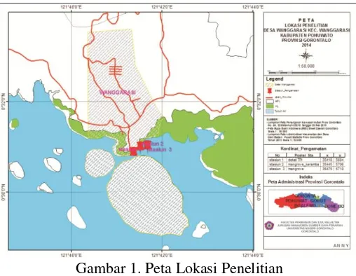 Gambar 1. Peta Lokasi Penelitian 