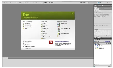 Gambar 2.8 adobe dreamweaver cs 5 