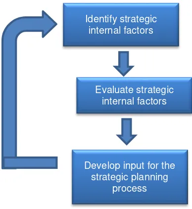 Figure 4.5: Step in the development of an organisation profile 