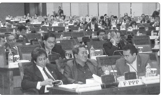 Gambar 7.5 Dewan Perwakilan Rakyat merupakan pengawas jalannya pemerintahanyang diselenggarakan oleh presiden dan kabinet (eksekutif).