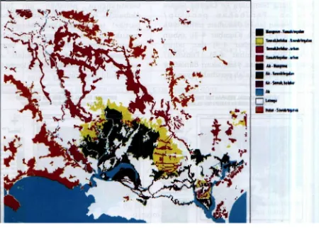 Gambar 4-3: Perubahan penutup/penggunaan lahan tahun 1978 - 2001 
