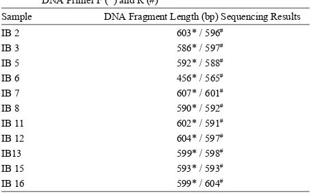 Fig. 1: Results extracted genome of Beloso fishpopulations (Glossogobius aureus), withastandard size of 100 bp DNA molecule Ledder (M)