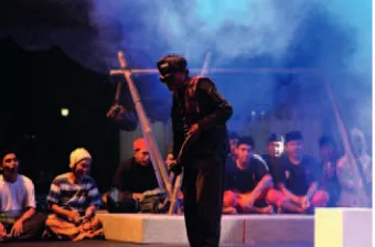 Gambar 7.7 Ketoprak merupakan salah satu teater yang berkembang di Jawa Tengah dan Jawa Timur
