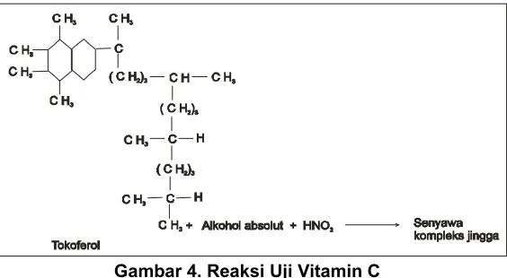 Gambar 4. Reaksi Uji Vitamin C