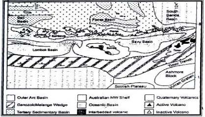 Gambar 4. Pola Struktur Regional Pulau Sumbawa(Sudradjat dkk, 1998)