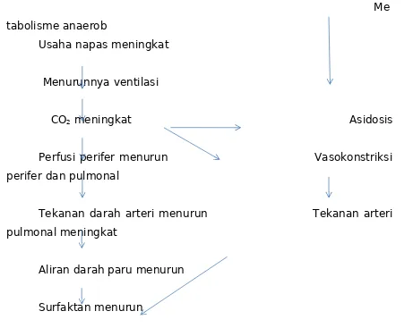 Gambar : Patofsiologi RDS: sumber dari Ladewic; London and Olds