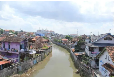 Gambar 7. Kondisi Bantara Sungai Zaman Kolonial Sumber : penulis 