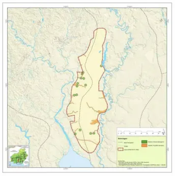 Figure 4. Indication of HCV area in Katingan Project Area