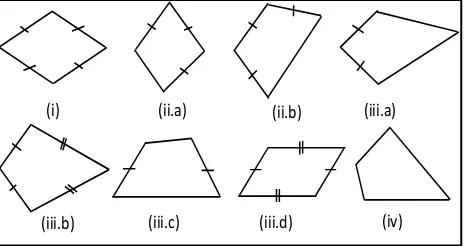 Figure 3. The Shapes of Quadrilateral Based on Sides  