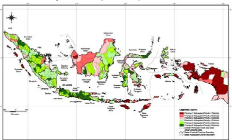 Figure 1.  Food Security and Vulnerability Atlas of Indonesia