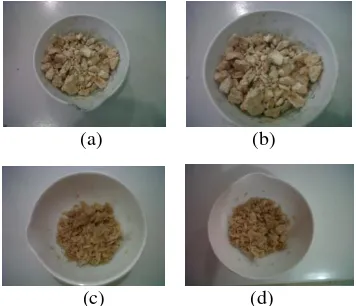 Figure 1.  Visual Appearance of Na2CO3 Powder Produced at Different Concentrations of NaOH