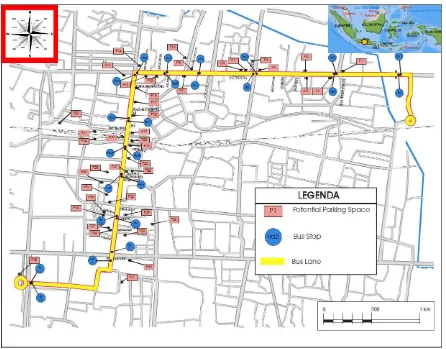 Figure 1. Map of Jogjakarta city 