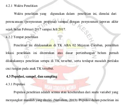 Tabel 4.1 Skema rancangan penelitian 