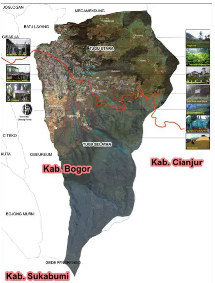 Gambar 5. Peta Kawasan Puncak 