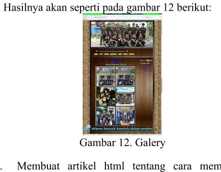 Gambar 12. Galery