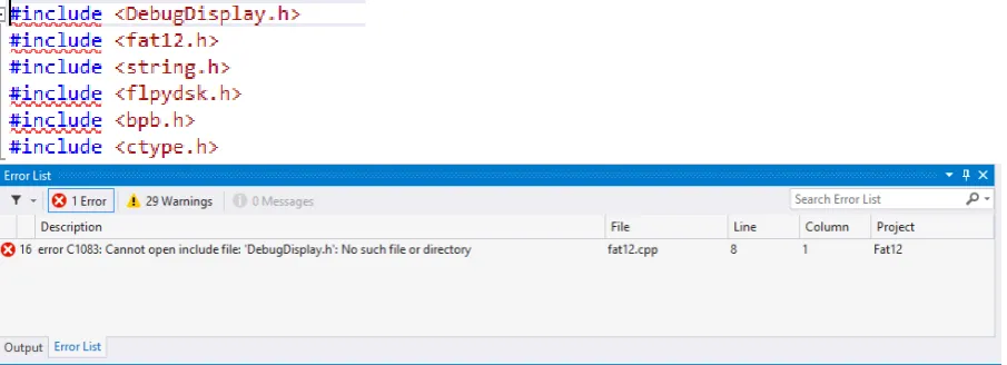 Gambar 16 Error Handling Tutorial 22 