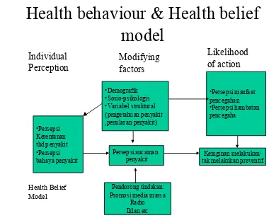 Gambar 2. Health Belief Model 