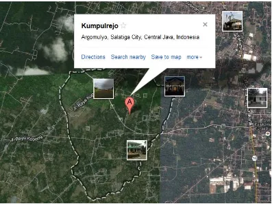 Gambar 2.1 Peta Kelurahan Kumpulrejo dikutip dari Google Maps 