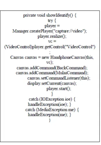 Gambar. Video Kamera pada Handphone
