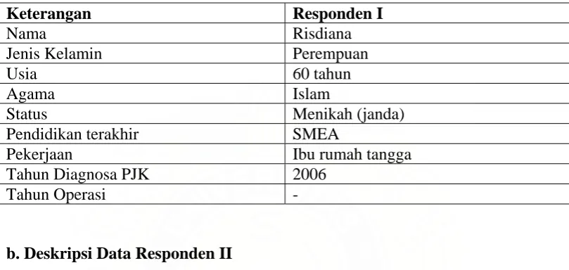Tabel 4. Gambaran Umum Responden II 